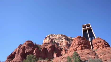 Capilla-De-La-Santa-Cruz,-Sedona,-Arizona