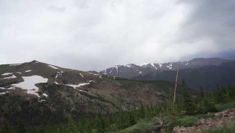 Slow-motion-driving-past-a-mountain