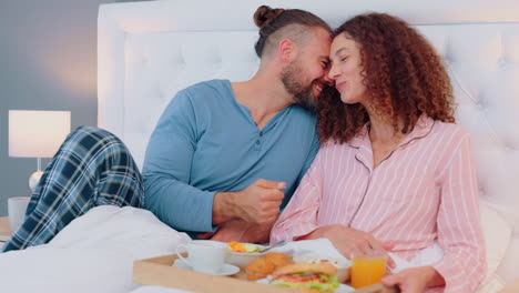 Love,-breakfast-in-bed-and-couple-eating