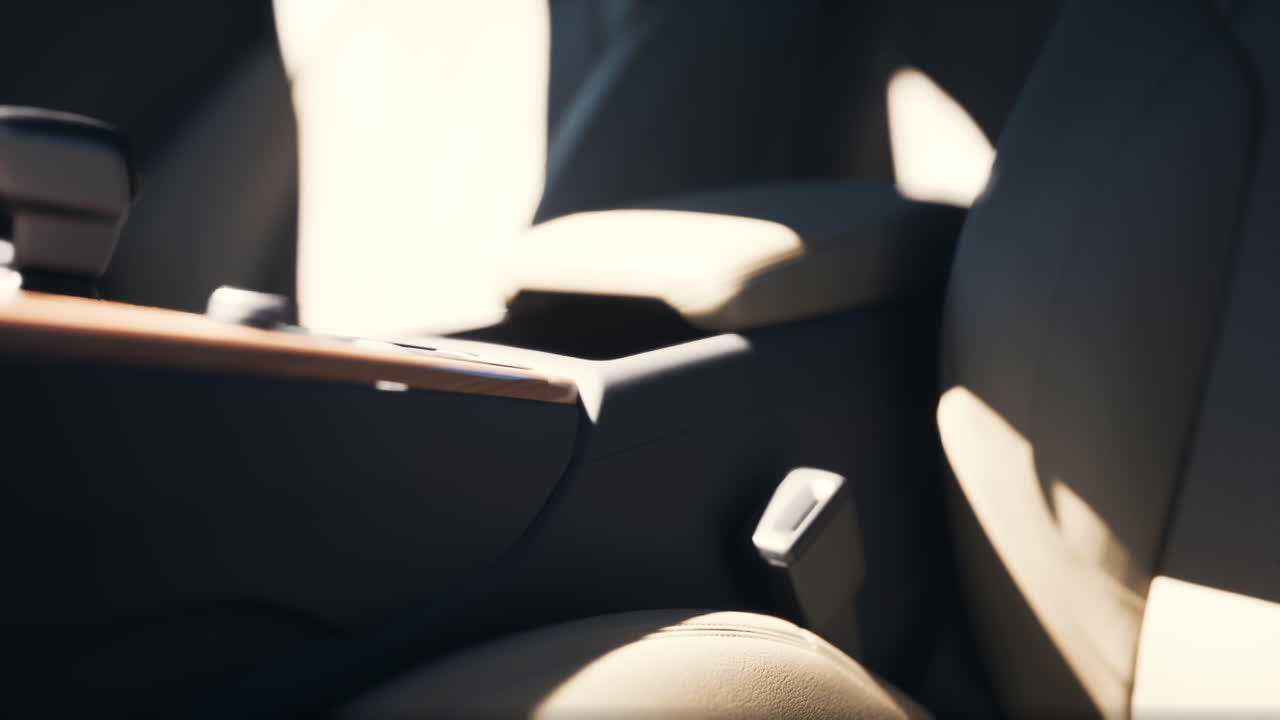 detalles del interior de los coches de lujo