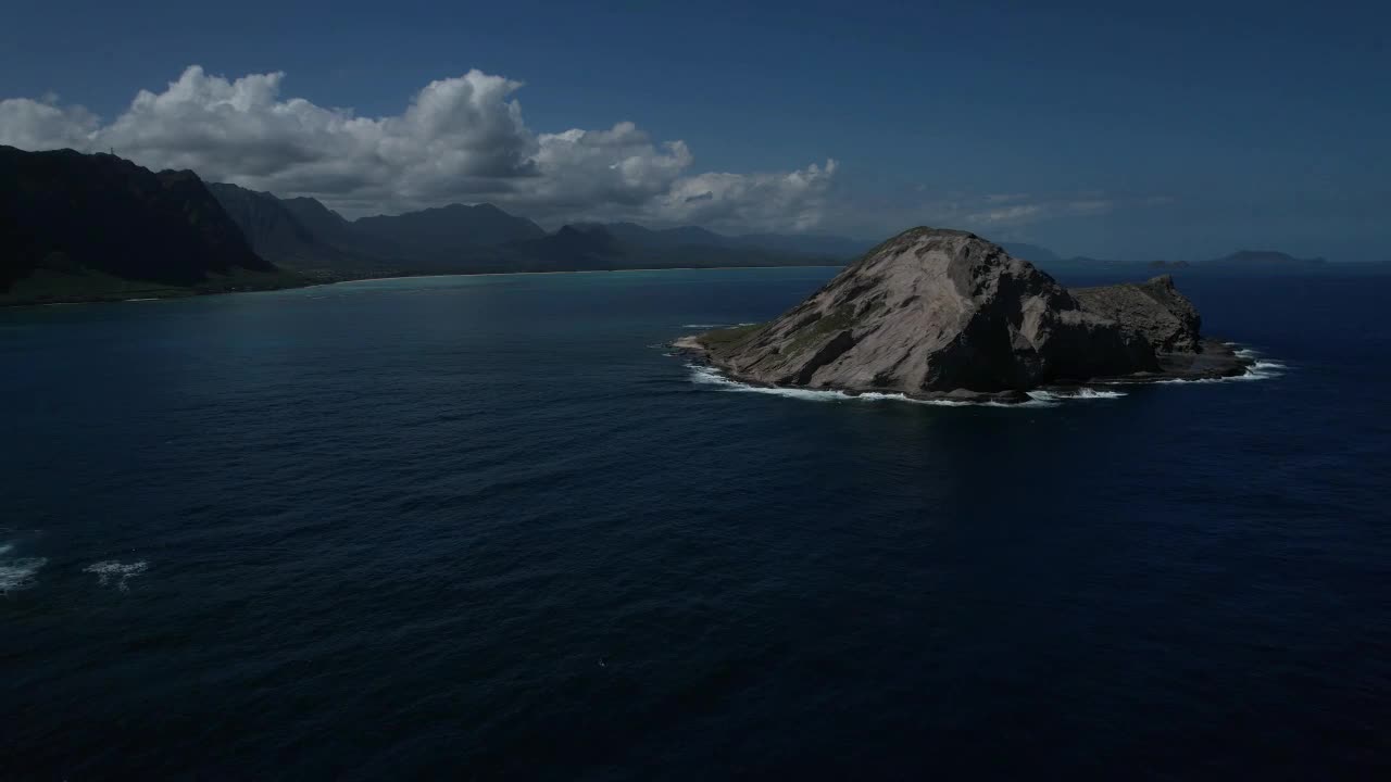 Mountains At Sea Oahu Hawaii