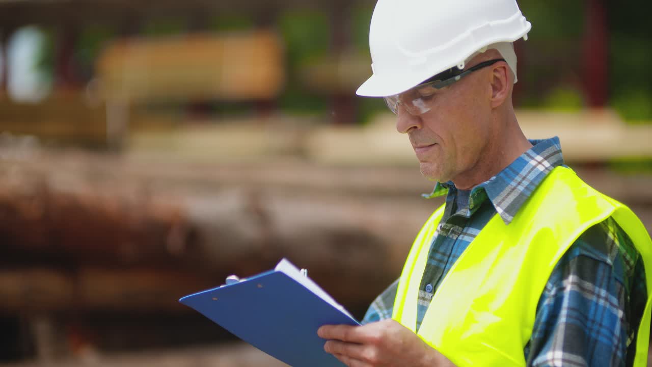 ingeniero explicando mientras sostiene el plano 7