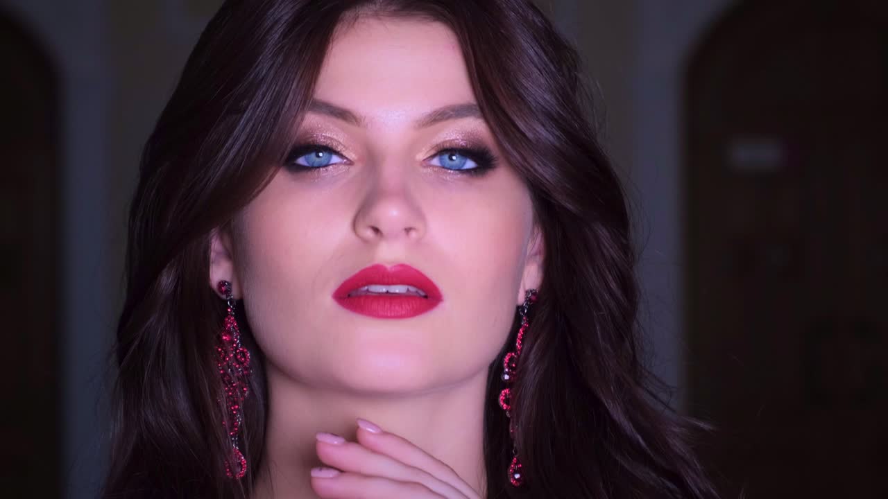 Captivating Portrait of a Woman with Striking Features and Elegant Style Showcasing Beauty and Depth in Dramatic Lighting and Artistic Expression