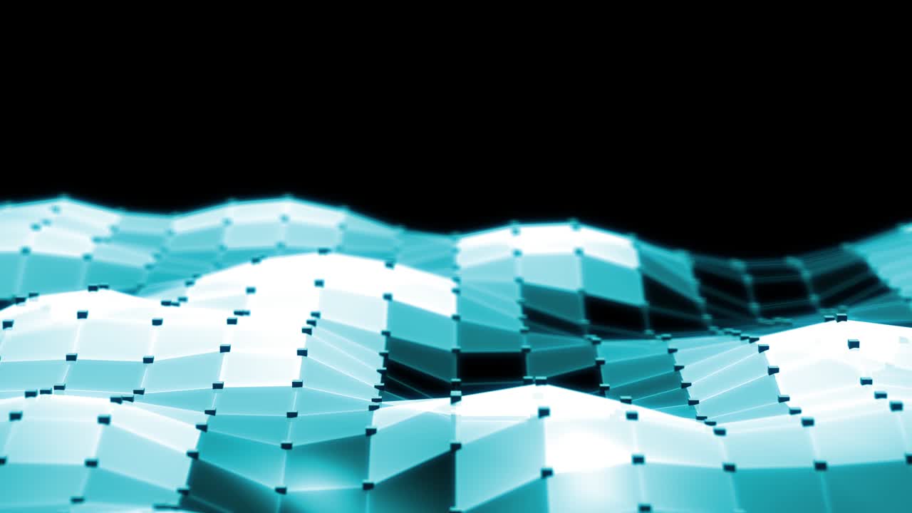 onda futurista digital. fondo de movimiento abstracto. terrenos ondulados brillantes abstractos en 3d