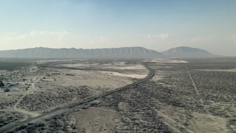 DRONE-DAY-CLOUDY-NORTH-COAHUILA-MEXICO-SEMI-DESERT-MOUNTAIN-LA-AZUFROSA-AREA-HIGHWAY