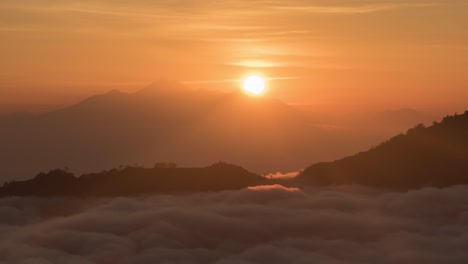 sunrise over mount batur, bali