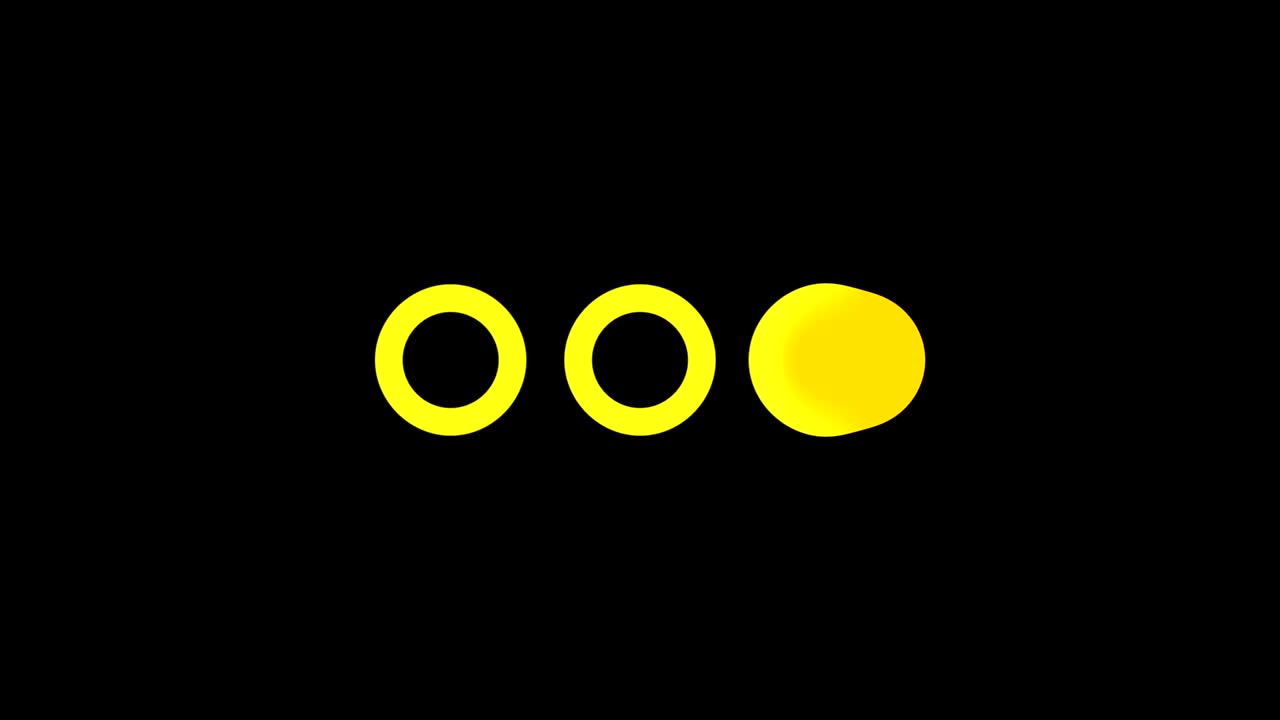 Loading Indicator Bubbles stock video