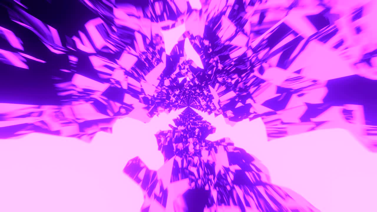 Futuristic zoom effects, infinity or seamless loop. Animation of an abstract zooming dynamic technology concept background.