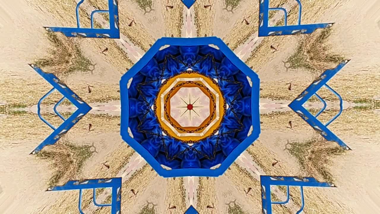 Footage mandala pink abstract