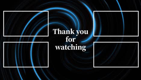 vortex neon end card ending screen motion
