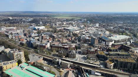 imágenes aéreas del centro de la ciudad de chelmsford essex reino unido