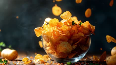 patatas fritas crujientes