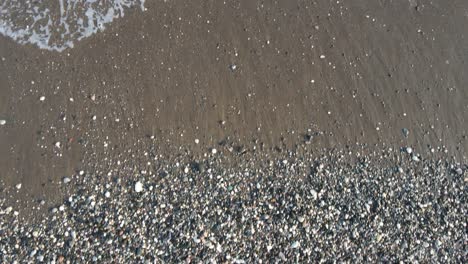 sea waves overhead view