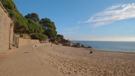 ronda walk of cala sant francesc overlooking the turquoise sea