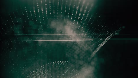 futuristic data matrix simulation hud background