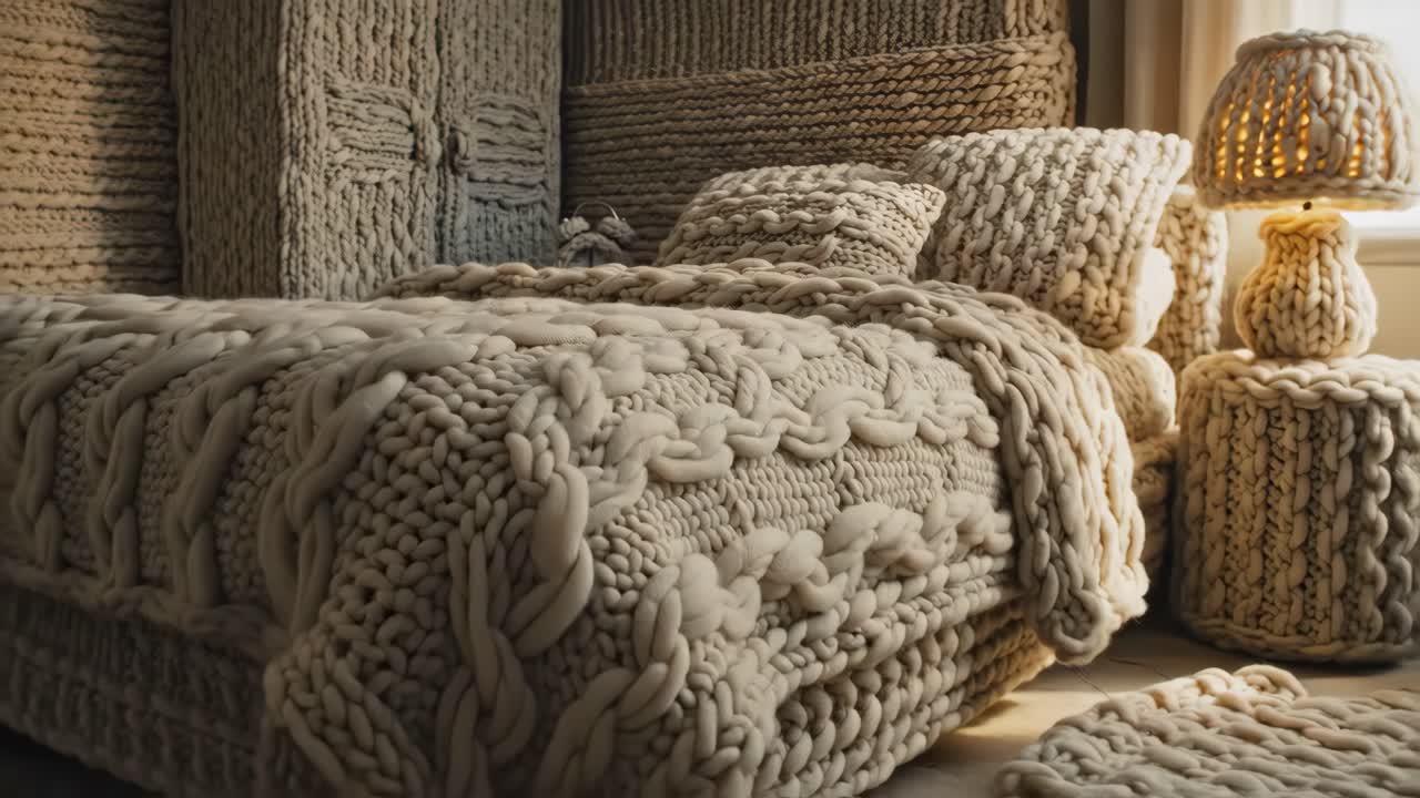 Biancheria da letto in maglia confortevole