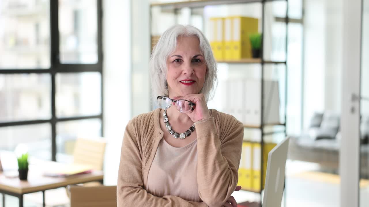 Portrait of a Mature Businesswoman in Office