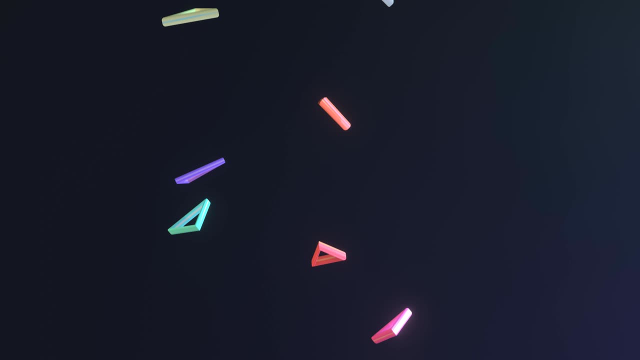 forma futurista, vuelo, animación de un objeto abstracto. fondo de concepto de tecnología dinámica.