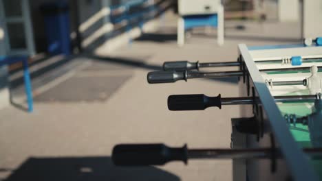 Close-up-of-table-soccer-table