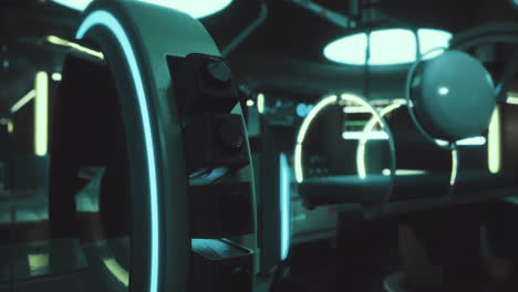 exploration of mars through advanced futuristic technology in a spacecraft