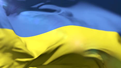 ukraine flag waving a wind, loop