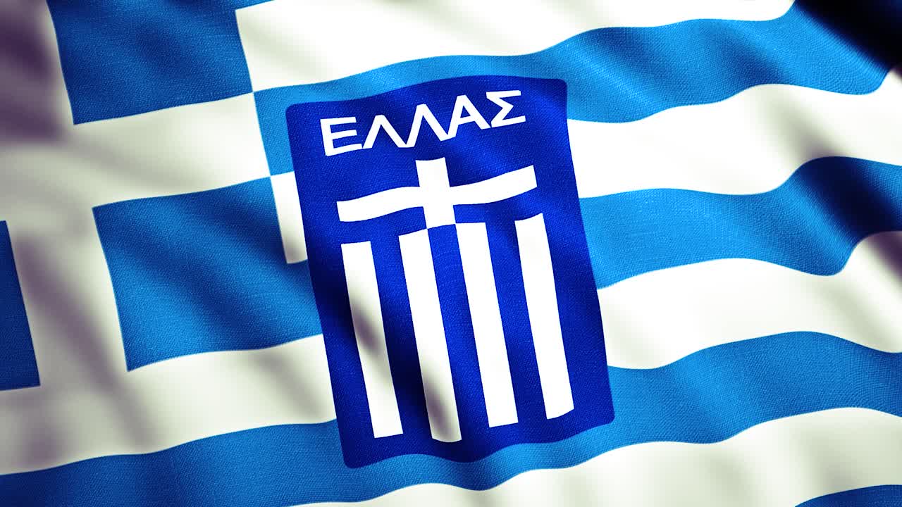 에마츠 로고가 있는 그리스 발