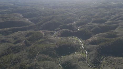 Vista-Aérea-Del-Paisaje-Verde-De-Proença-A-Nova,-Portugal