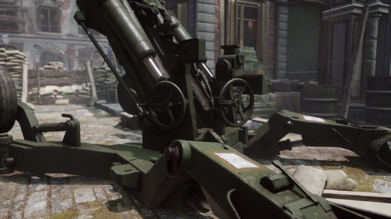 cañón en la ciudad