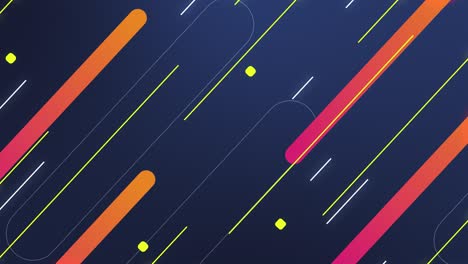 abstract rounded lines colorful background