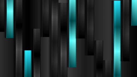 contrast blue and black stripes geometrical motion background