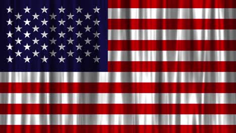 the usa national flag (loopable) the united state of america