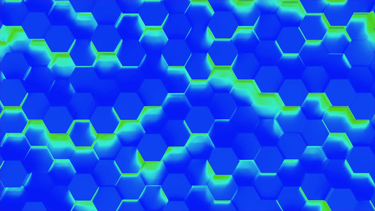tecnología de movimiento de fondo de patrón hexagonal