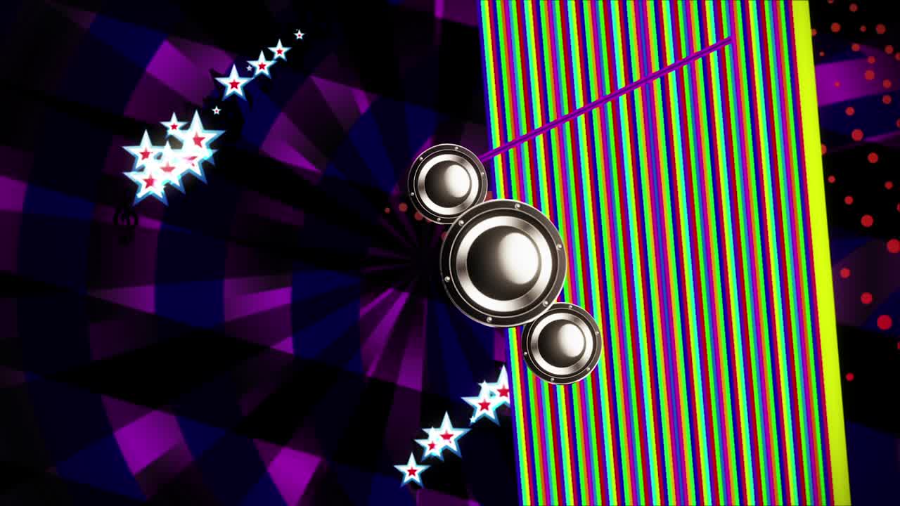 음악 스트럼 빈티지 vj 루프