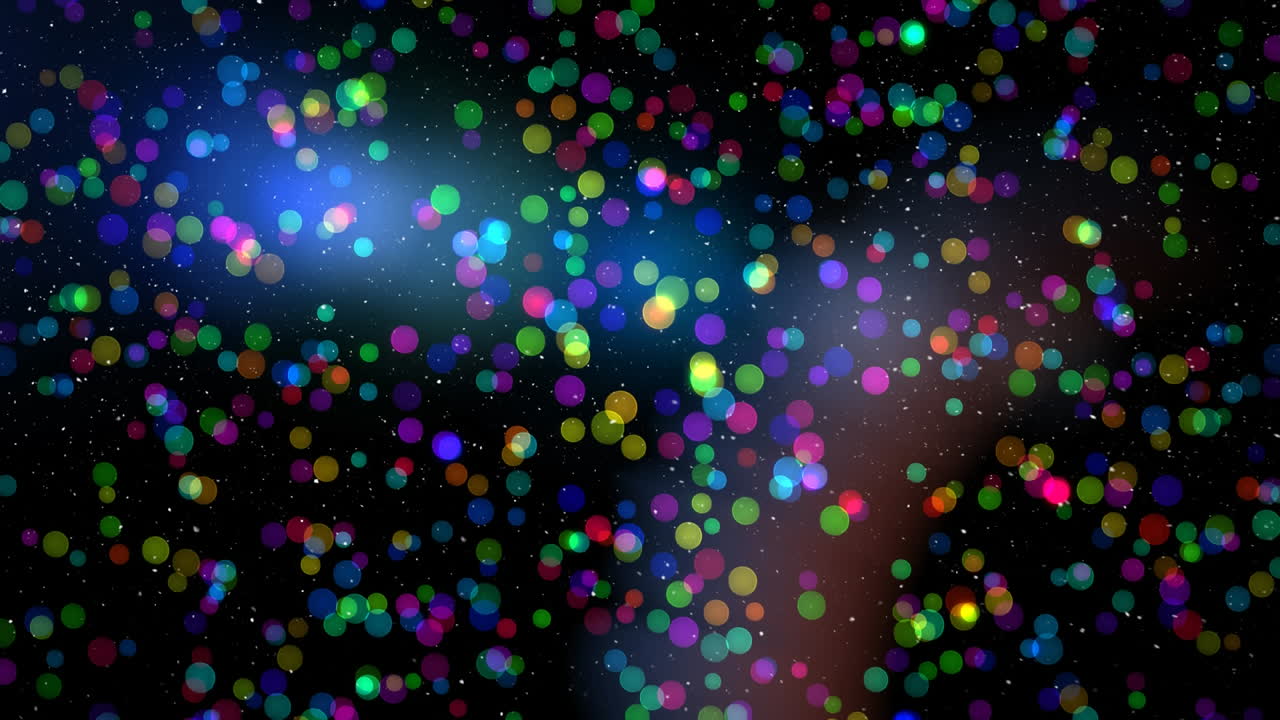 가 ⁇ 운 크리스마스 서클로 눈이 내리는 것