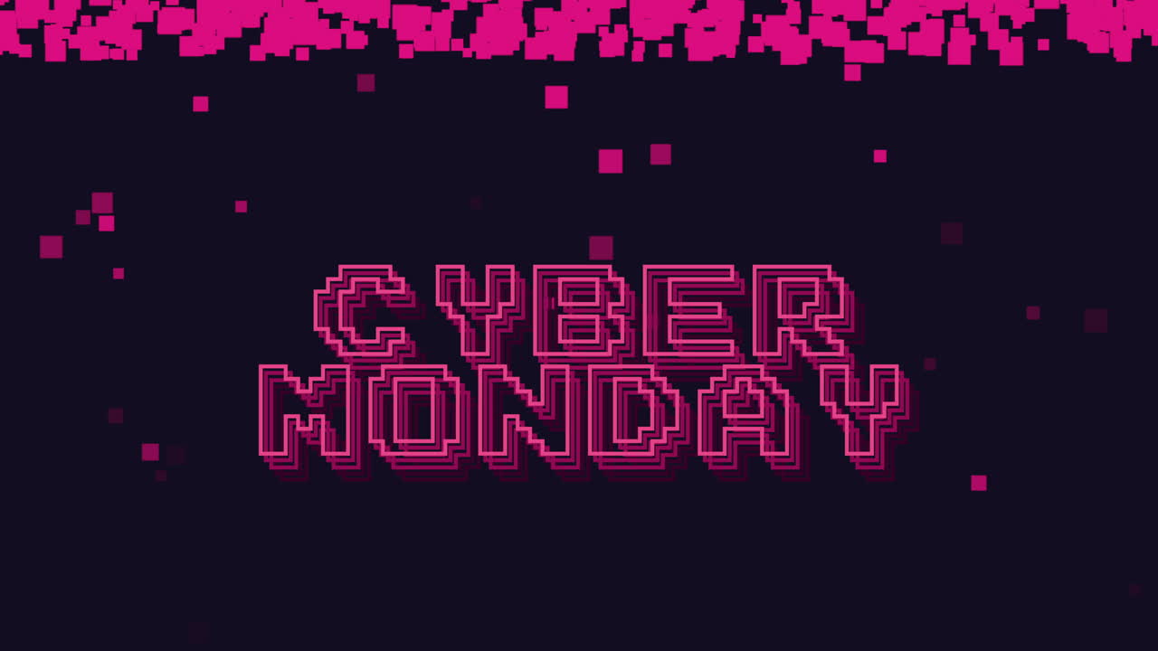 Game Cyber Monday text on blue modern gradient
