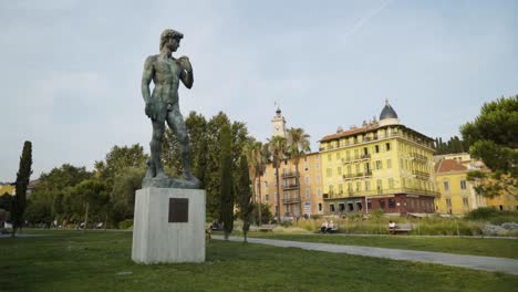 david statue in nice, france