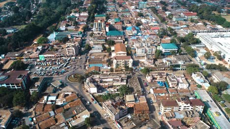 vista aérea de la ciudad de morogoro en tanzania