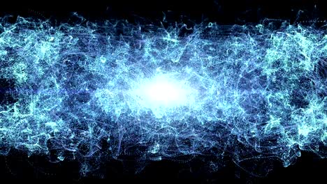 loop blue particle seamless background