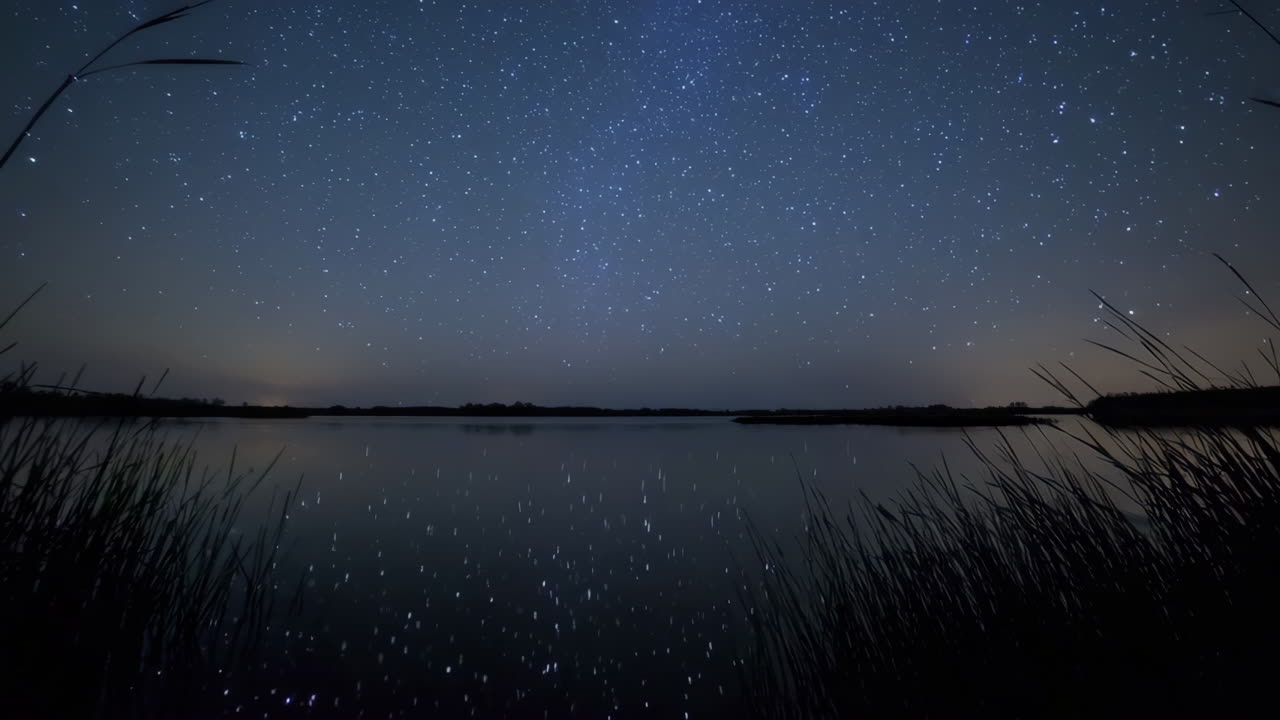 Starry Night Over the Lake