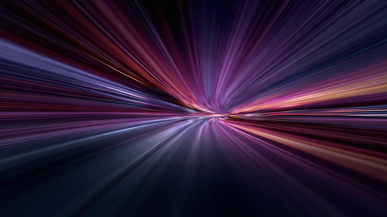 A Stunning Visual Journey Through a Vibrant Abstract Landscape with Striking Colors and Fluid Motion Captured in Two Dynamic Frames
