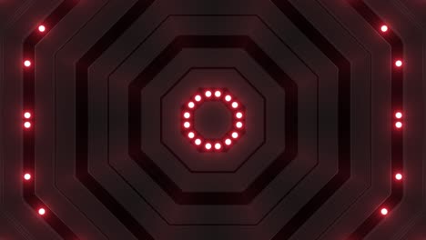 abstract red neon geometric pattern