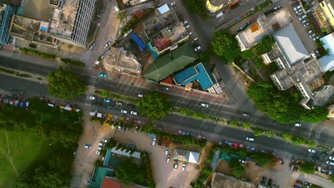 aerial view of dar es salaam, tanzania