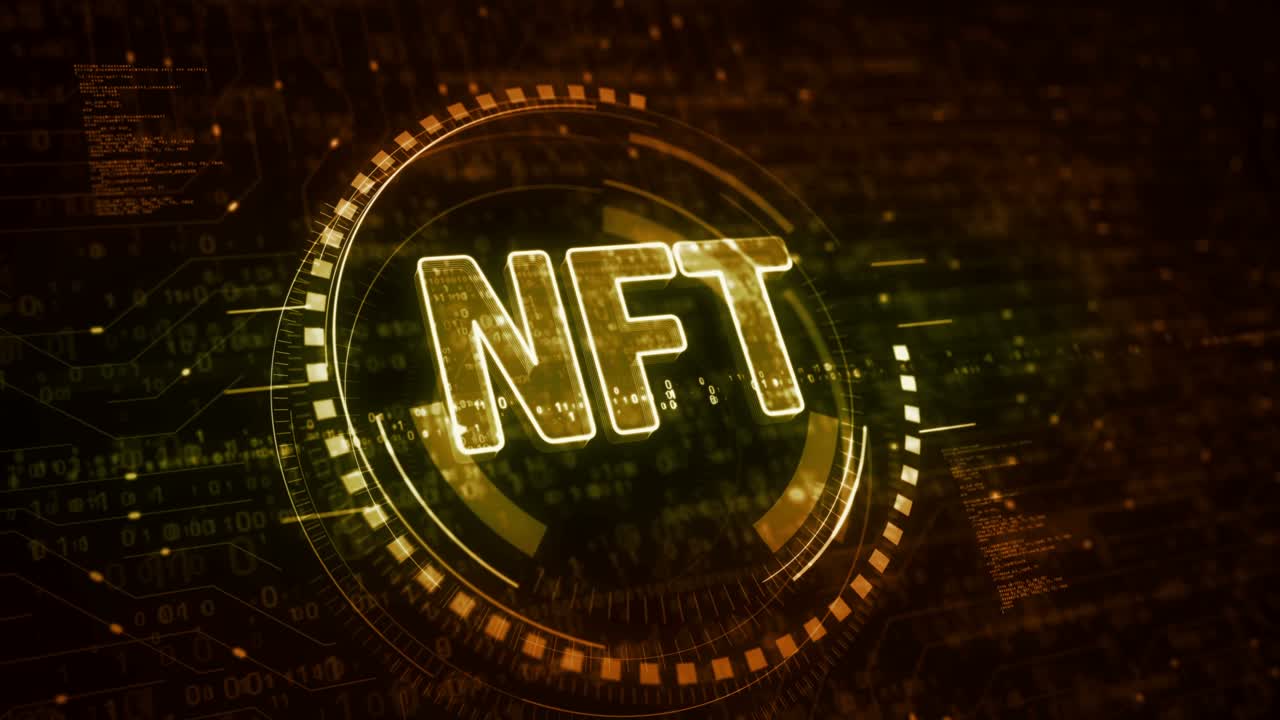 NFT Non-Fungible Token symbol digital concept