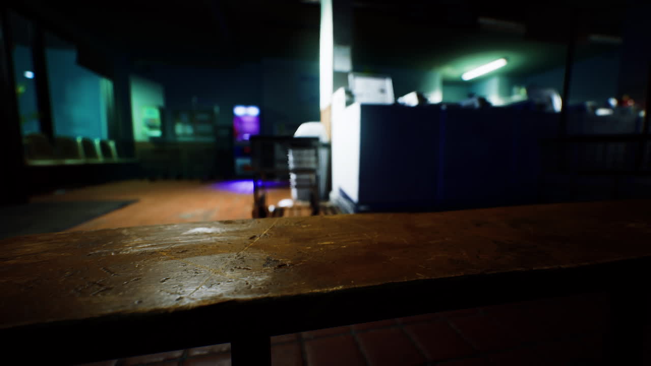 어고  빈 세탁실