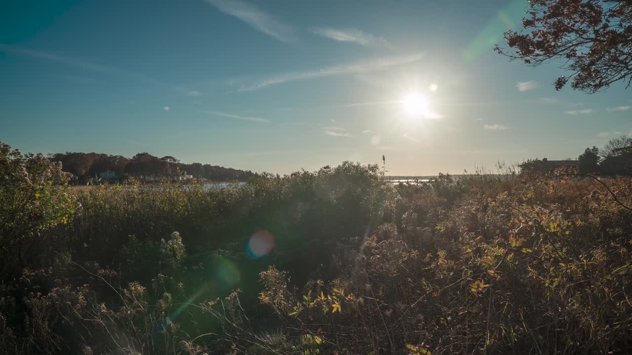 wareham, massachusetts, otoño de 2020, timelapse en una sony a7 iii