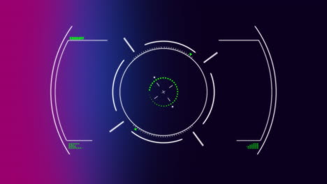 targeting system with crosshairs