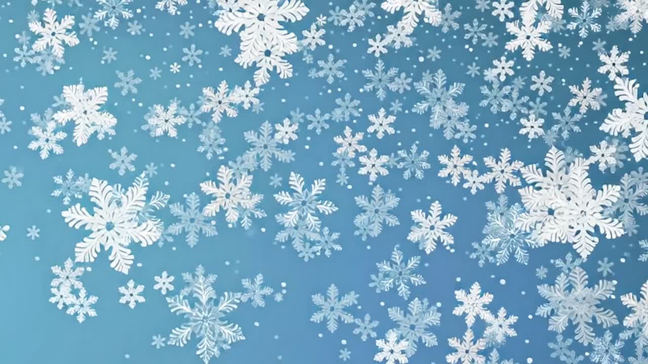 fondo de copos de nieve