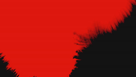 Splashing-red-striped-paint-brushes-on-black-gradient-1