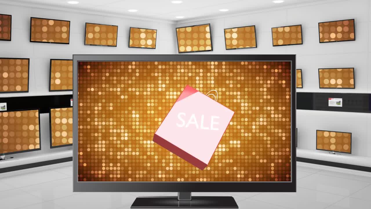 할인 된 가격 을 가진 텔레비전