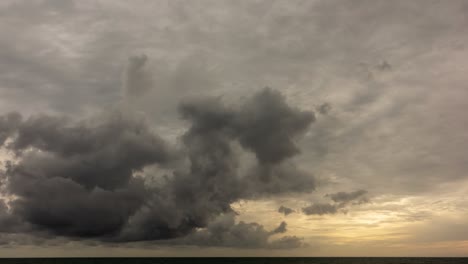 footage b roll timelapse sky and black clouds in rainy weather thunderous clouds summer rain rainy global warming effect black thunderstorm dramatic 4k timelapse